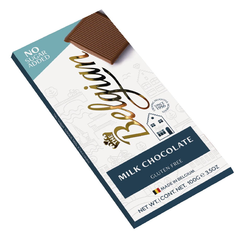 The Belgian Milk Bar (No Sugar Added) 100gr
